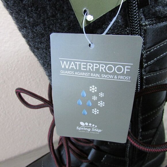 Spring Step Women's Brurr Waterproof Winter Boots - Black - EU 36/US 5.5-6 - Picture 2 of 6
